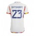 Billige Belgien Michy Batshuayi #23 Udebane Fodboldtrøjer VM 2022 Kortærmet